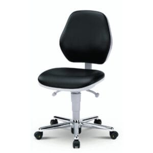 Bimos Cleanroom Basic 9140 chair with castors and ESD upholstery