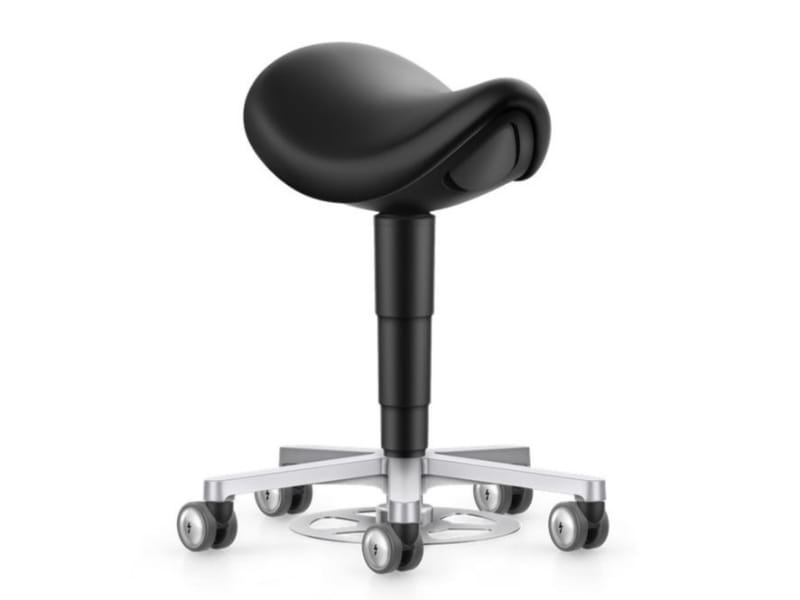 bimos cleanroom laboratory stool with foot regulation