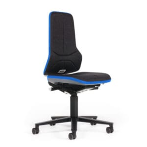 Bimos Neon 2 ergonomic laboratory chair with castors and adjustable backrest