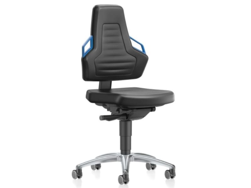 Bimos Laboratoriumstoel Nexxit 2 met wielen en ergonomisch synchroonmechaniek