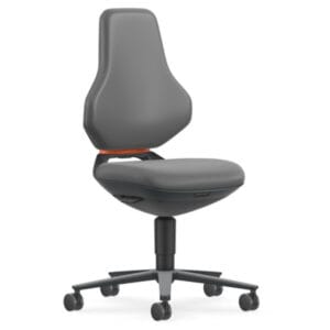 Bimos Texon 2 laboratory chair with castors and ergonomic backrest