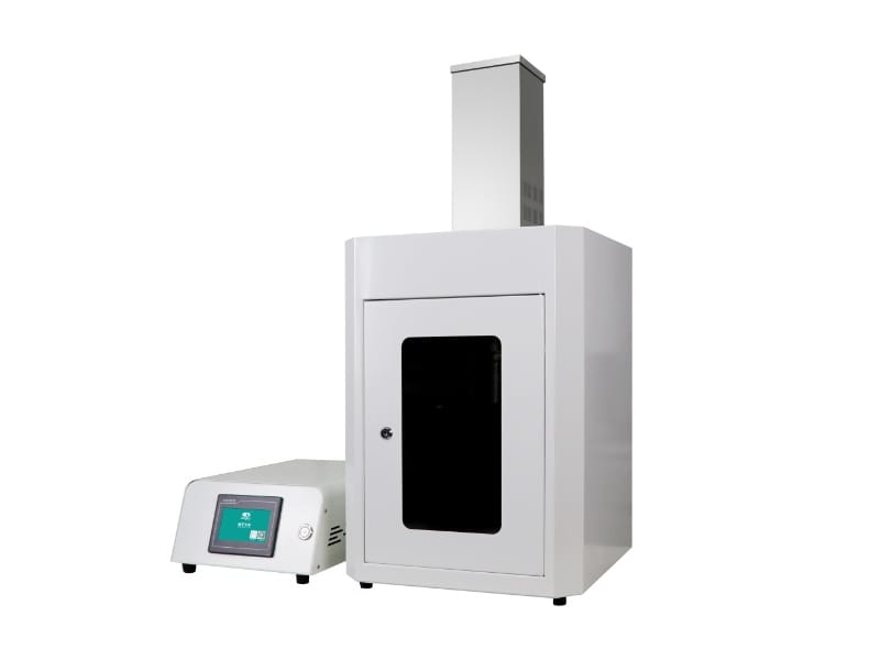 Industrial ultrasonic homogenizer model Scientz-08 for batch processing of volumes 1-5 liter.