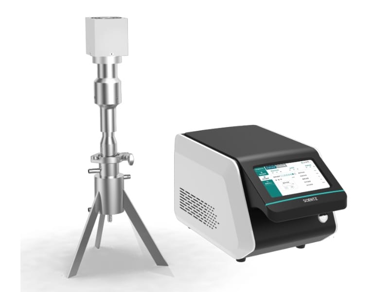 Continuous flow sonicator model Scientz 750W for industrial sonification processes