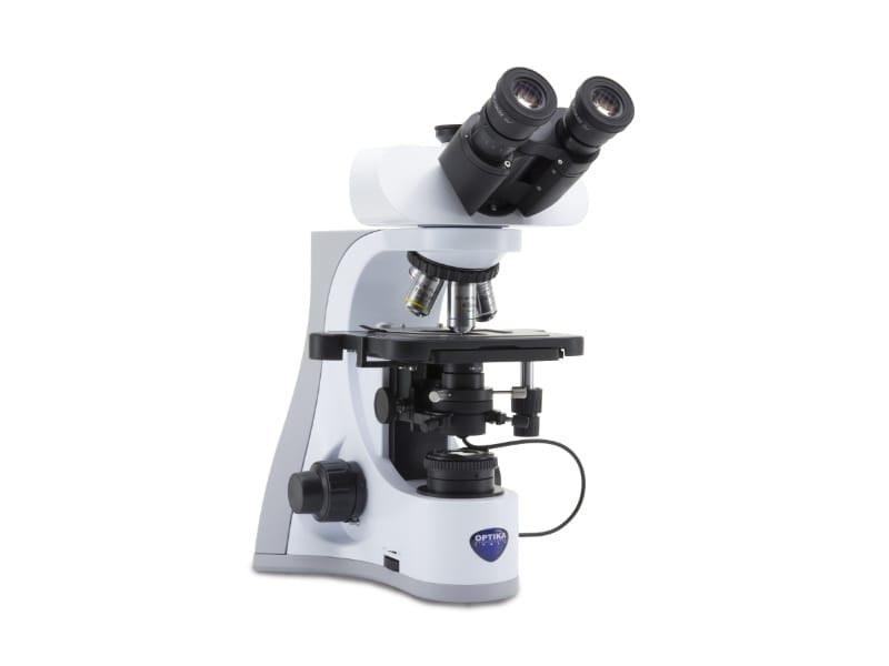 Optika B-510DK microscope trinoculaire fond noir