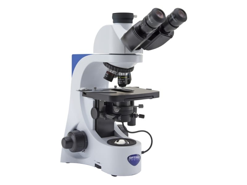 Optika B-383DK microscope trinoculaire fond noir
