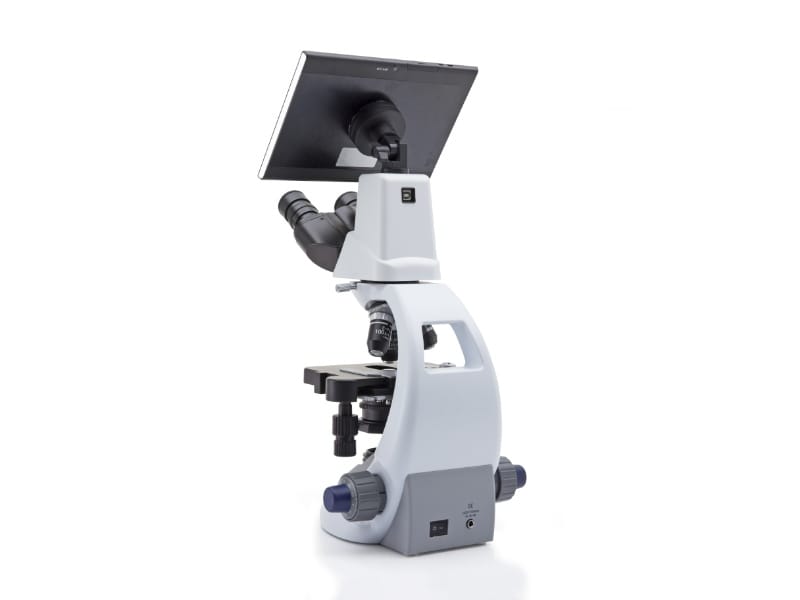 Optika B-290TB microscope binoculaire fond clair numerique, vue arriere