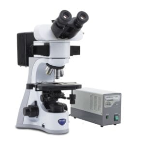 Optika B-510FL trinocular HBO fluorescence microscope