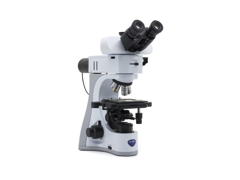 Optika B-510METR microscope trinoculaire metallurgique, lumiere incidente et transmise