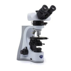 Optika B-510POL Trinocular polarized light microscope, 400x, IOS PLAN