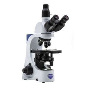 Optika B-383PLi Trinocular brightfield microscope, 1000x, IOS PLAN